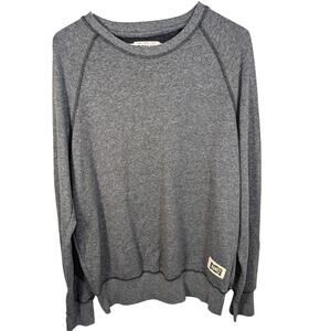 Hanes Gray Raglan Crewneck Sweatshirt Men’s Medium